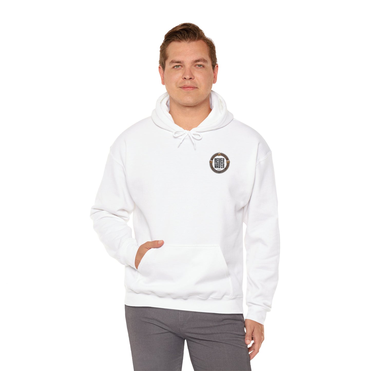 Never Waver Beer Made Me Do It  Unisex Heavy Blend™ Hooded Sweatshirt - Cozy Comfort for Everyday Adventures - Never Waver
