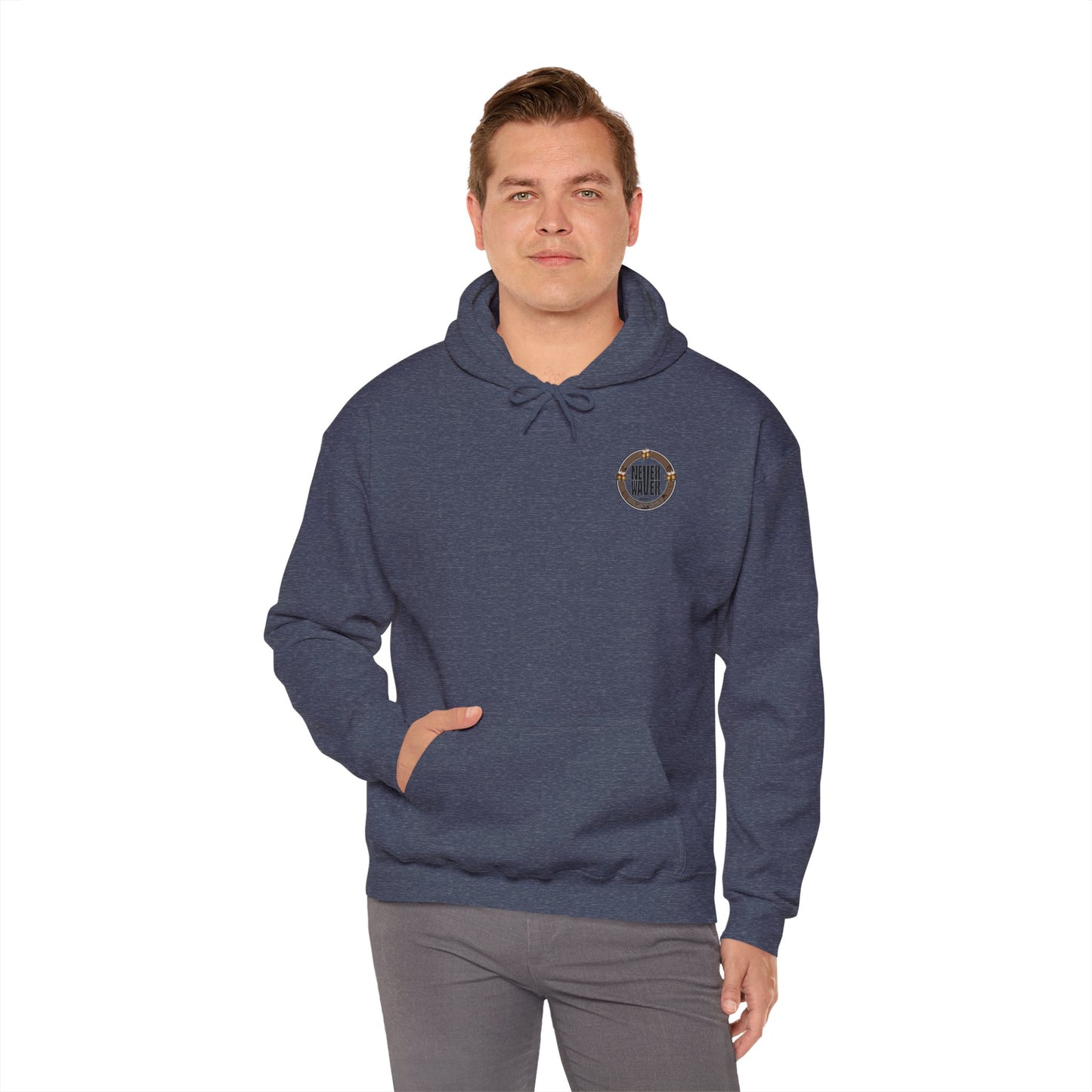 Never Waver Beer Made Me Do It  Unisex Heavy Blend™ Hooded Sweatshirt - Cozy Comfort for Everyday Adventures - Never Waver