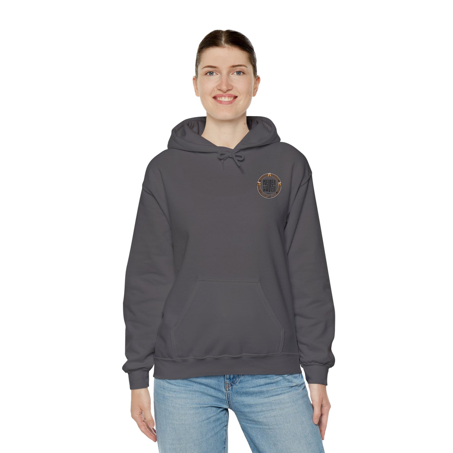 Never Waver Beer Made Me Do It  Unisex Heavy Blend™ Hooded Sweatshirt - Cozy Comfort for Everyday Adventures - Never Waver