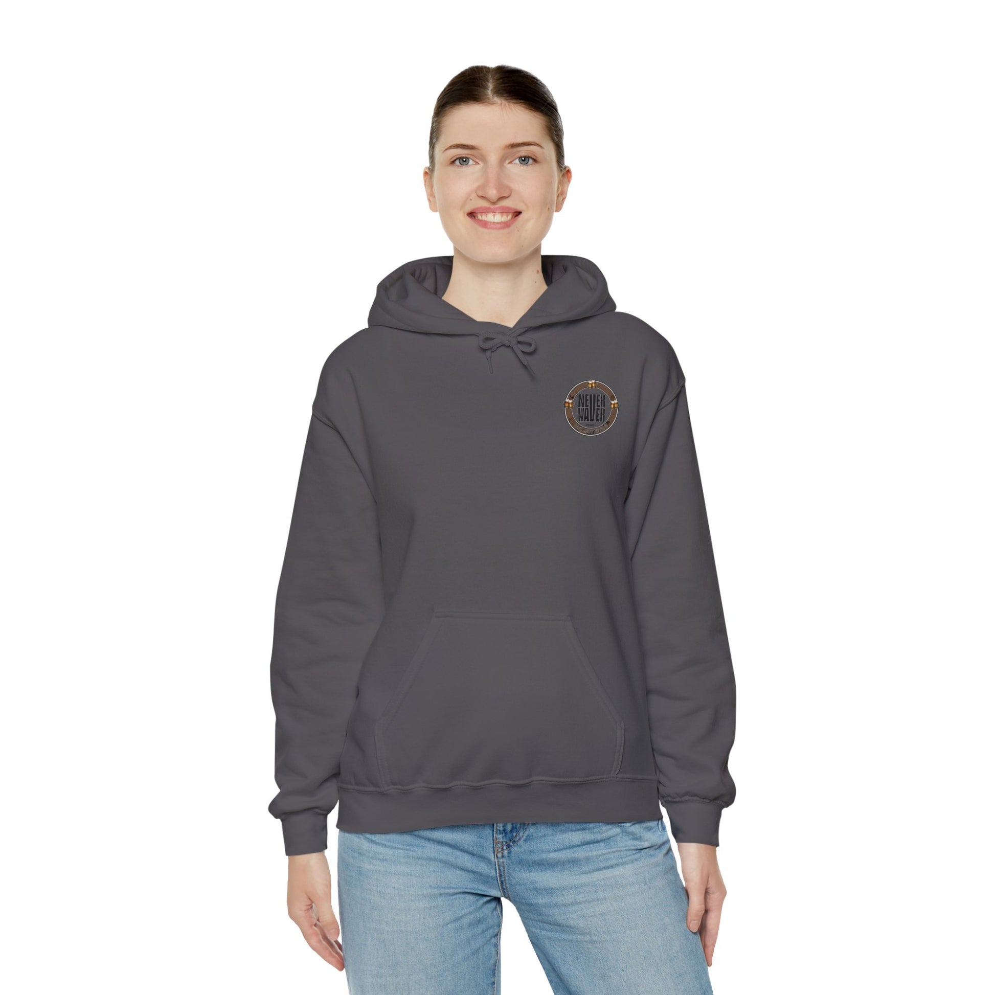 Never Waver Beer Made Me Do It  Unisex Heavy Blend™ Hooded Sweatshirt - Cozy Comfort for Everyday Adventures - Never Waver