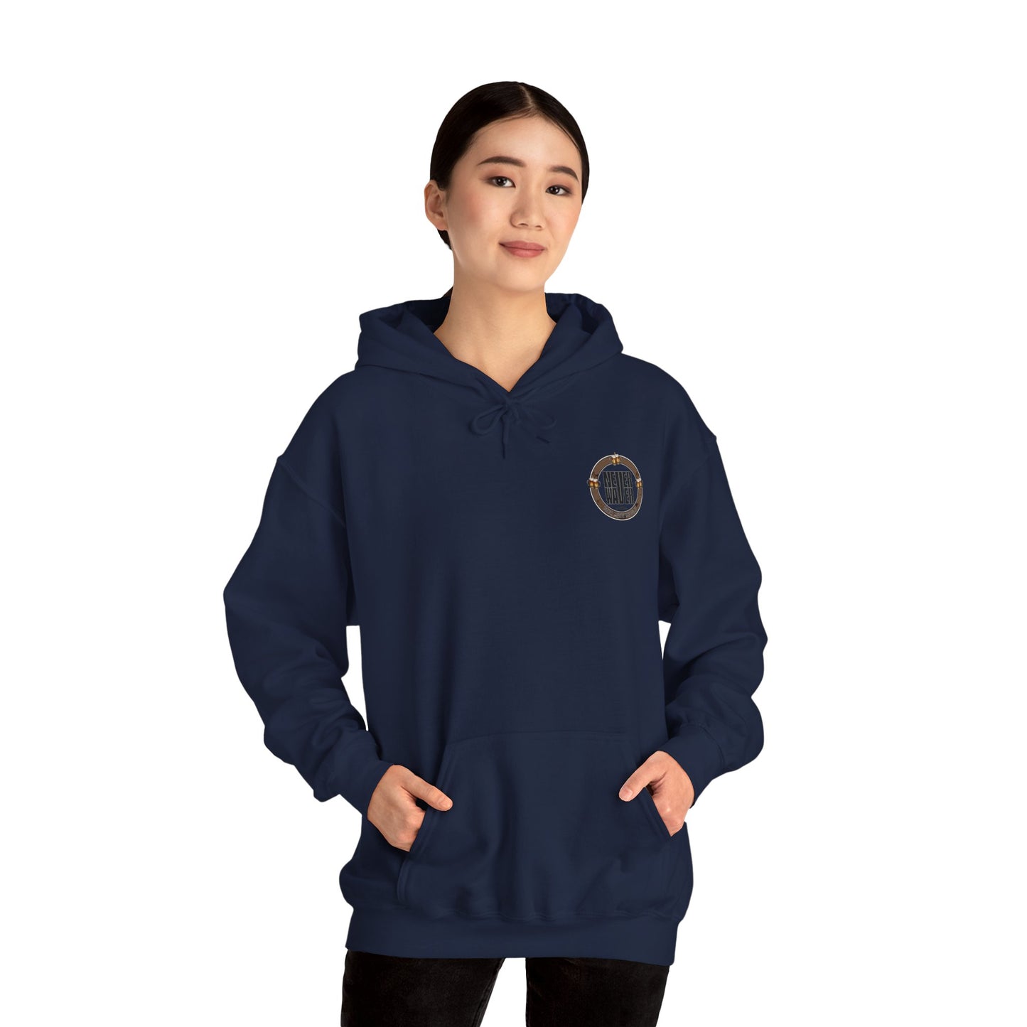Never Waver Beer Made Me Do It  Unisex Heavy Blend™ Hooded Sweatshirt - Cozy Comfort for Everyday Adventures - Never Waver