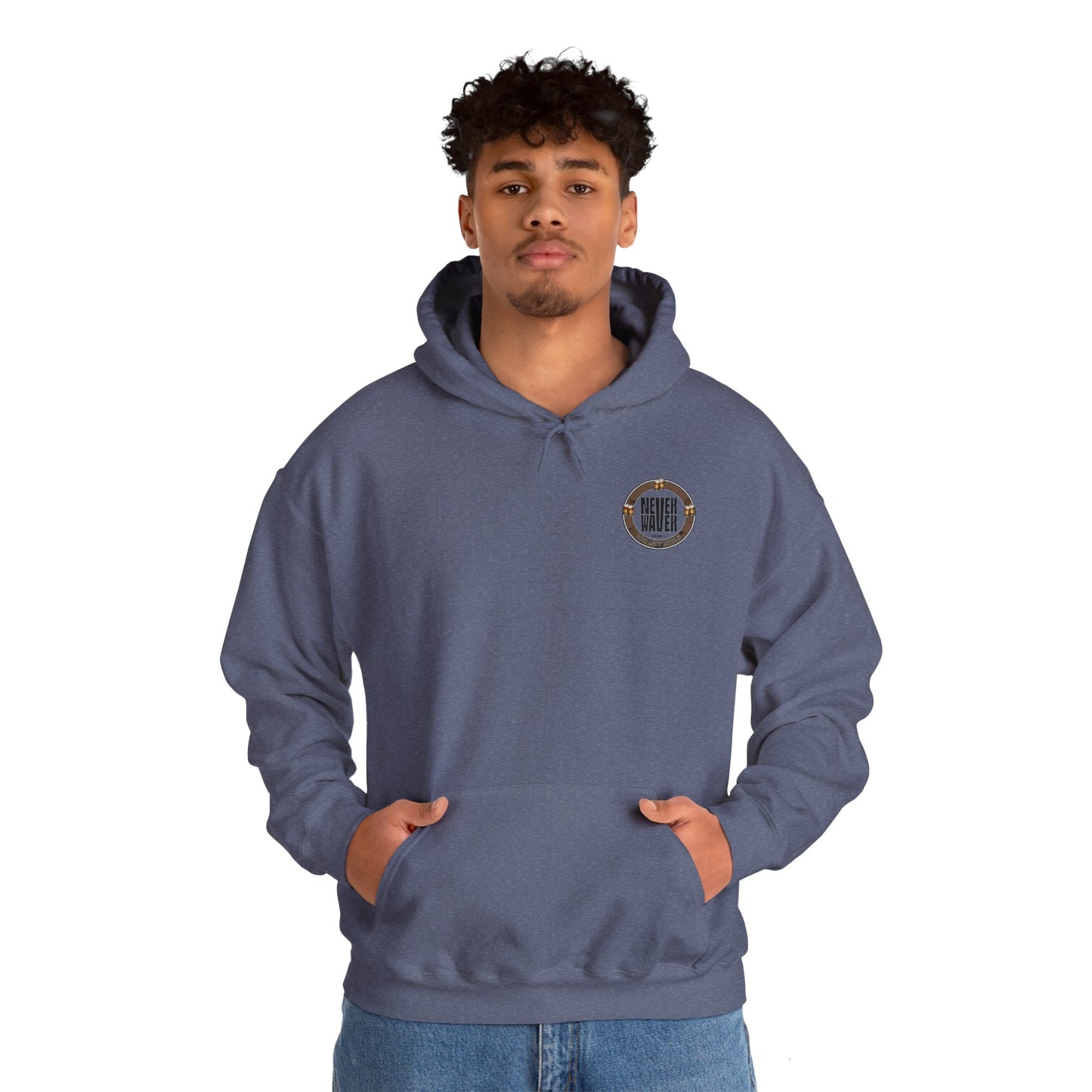 Never Waver Beer Made Me Do It  Unisex Heavy Blend™ Hooded Sweatshirt - Cozy Comfort for Everyday Adventures - Never Waver