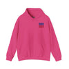 Unisex Heavy Blend™ Hooded Sweatshirt - Buffalo Fans Never Waver w Leopard Football Design - Never Waver