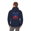 Unisex Heavy Blend™ Hooded Sweatshirt - Buffalo Fans Never Waver w Leopard Football Design - Never Waver