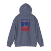 Unisex Heavy Blend™ Hooded Sweatshirt - Buffalo Fans Never Waver w Leopard Football Design - Never Waver
