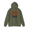 Unisex Heavy Blend™ Hooded Sweatshirt - Chicago Fans Never Waver w Leopard Football Motivational Hoodie - Never Waver