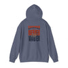 Unisex Heavy Blend™ Hooded Sweatshirt - Chicago Fans Never Waver w Leopard Football Motivational Hoodie - Never Waver