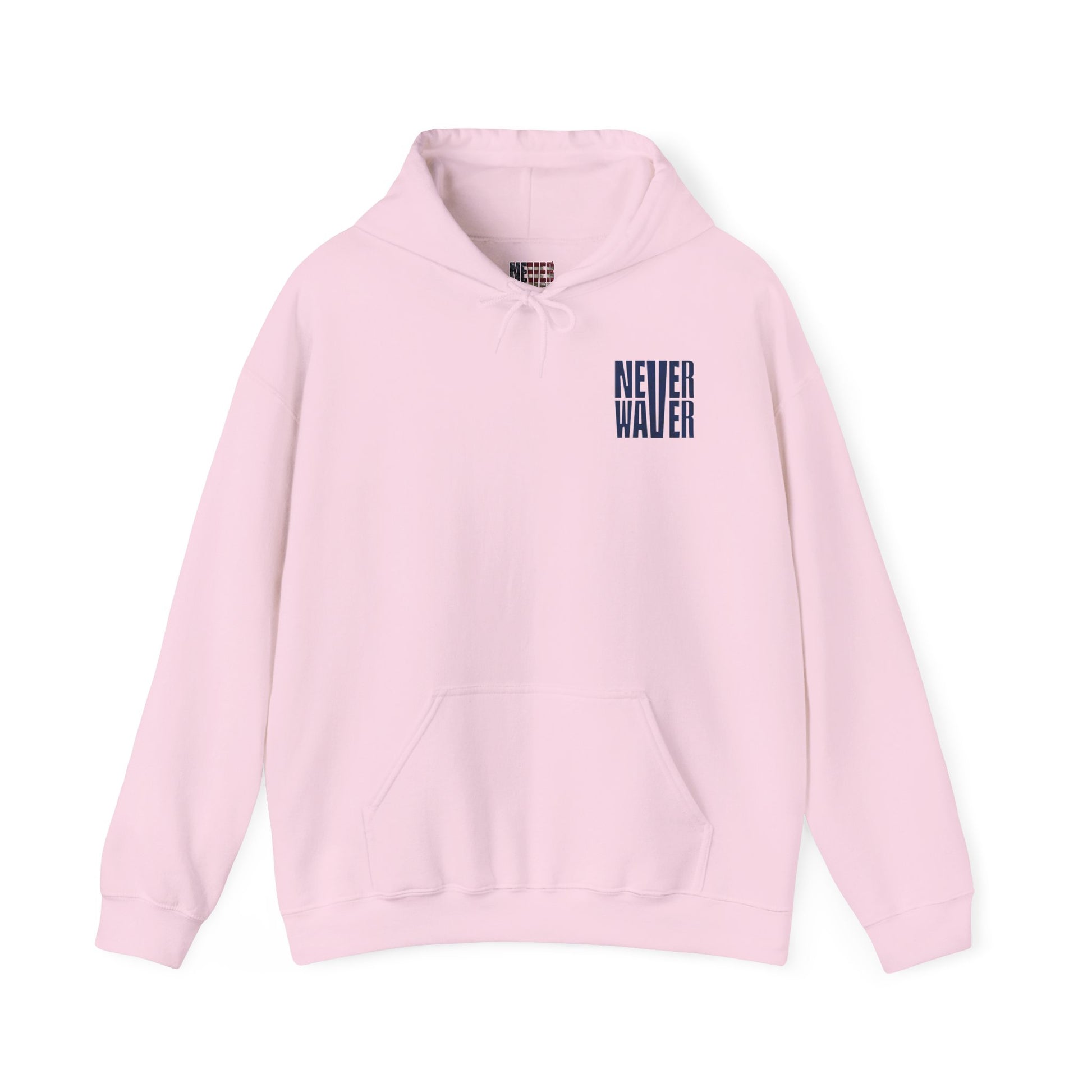 Unisex Heavy Blend™ 'Indianapolis Fans Never Waver' Hoodie - Inspirational Apparel for Everyday Comfort - Never Waver