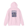 Unisex Heavy Blend™ 'Indianapolis Fans Never Waver' Hoodie - Inspirational Apparel for Everyday Comfort - Never Waver