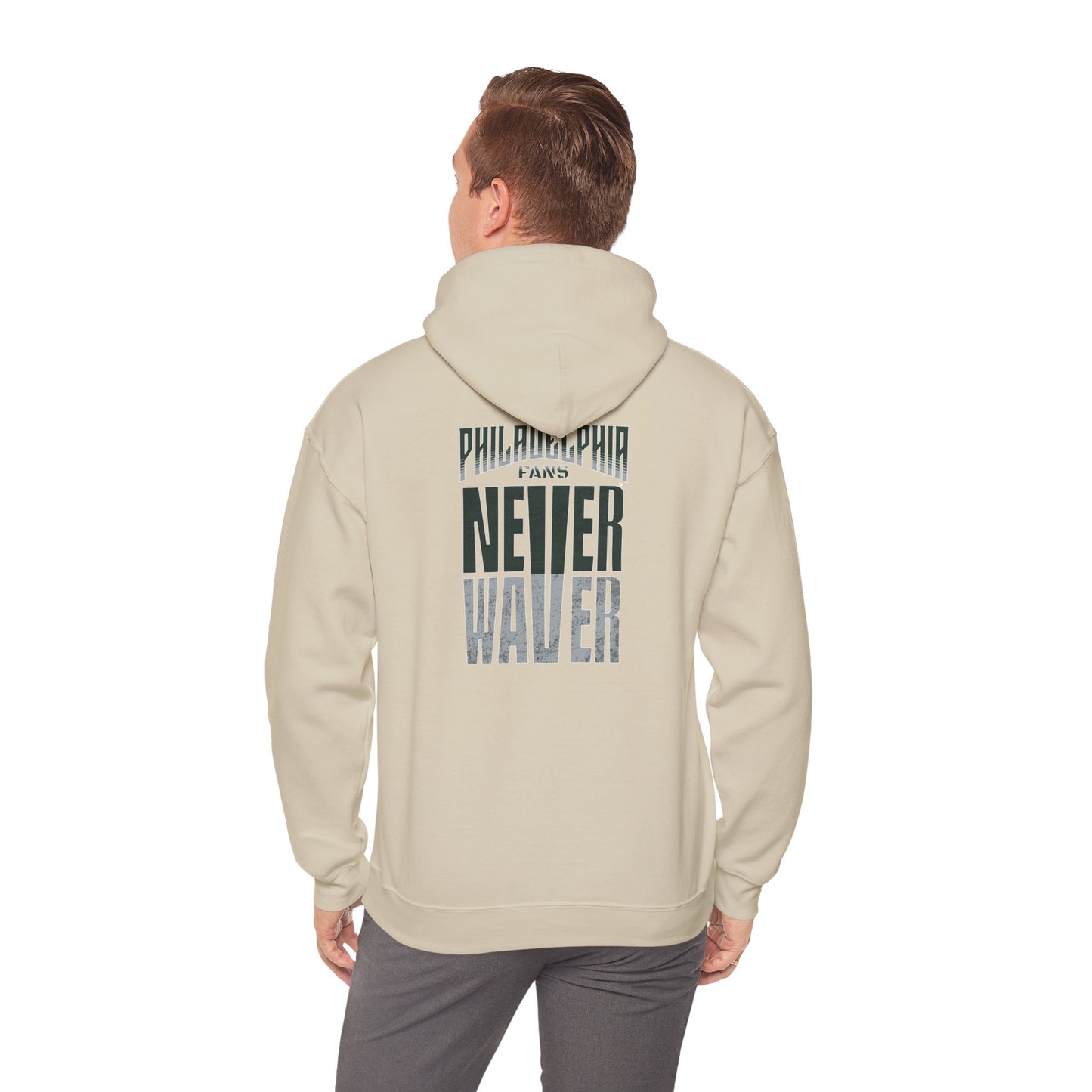 Philadelphia Fans Never Waver Unisex Heavy Blend™ Hooded Sweatshirt - Never Waver
