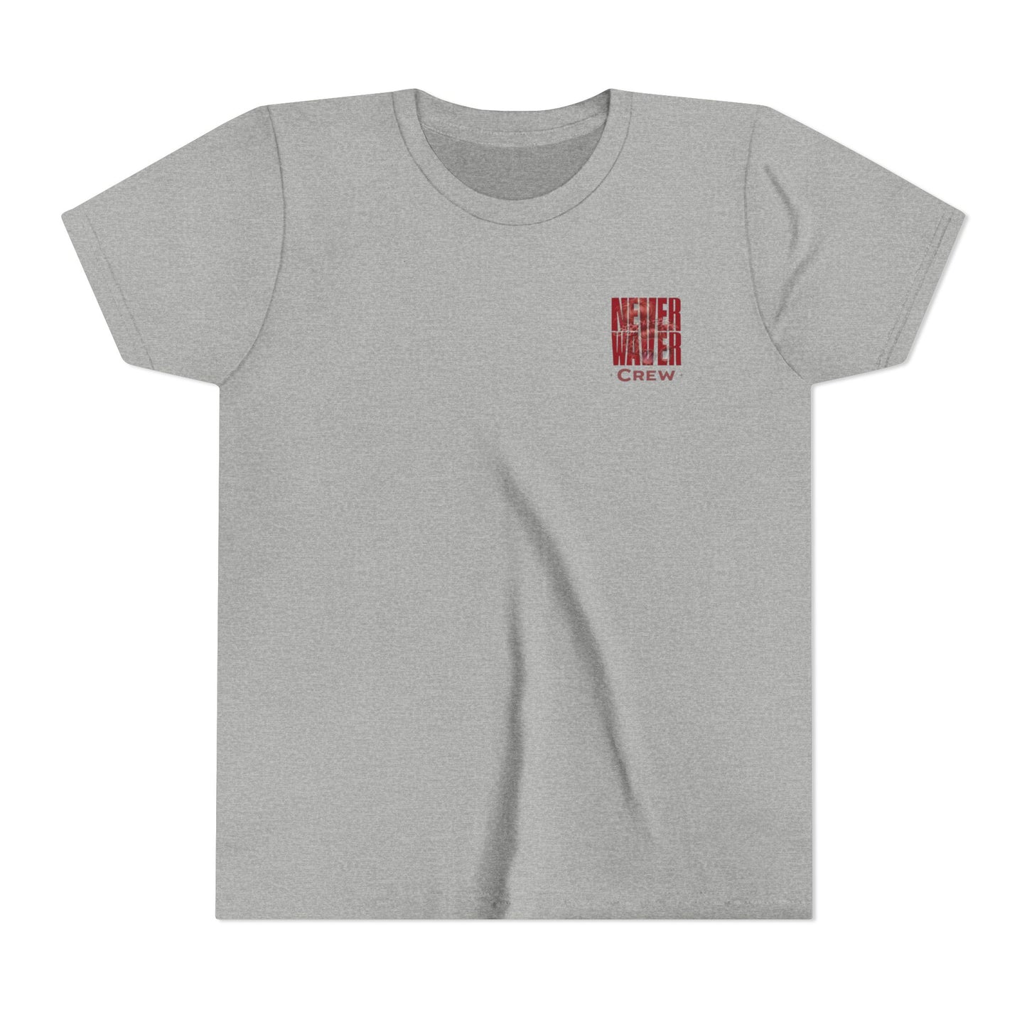 Never Waver  Crew Leopard Youth Short Sleeve Tee - Never Waver