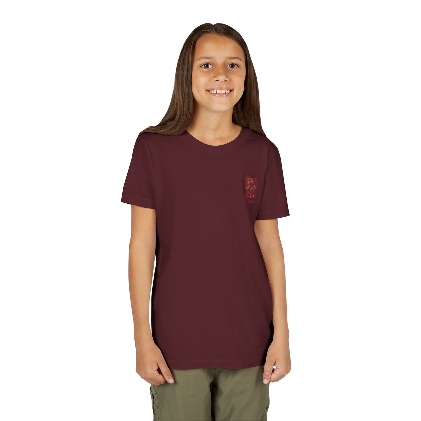 Never Waver  Crew Leopard Youth Short Sleeve Tee - Never Waver