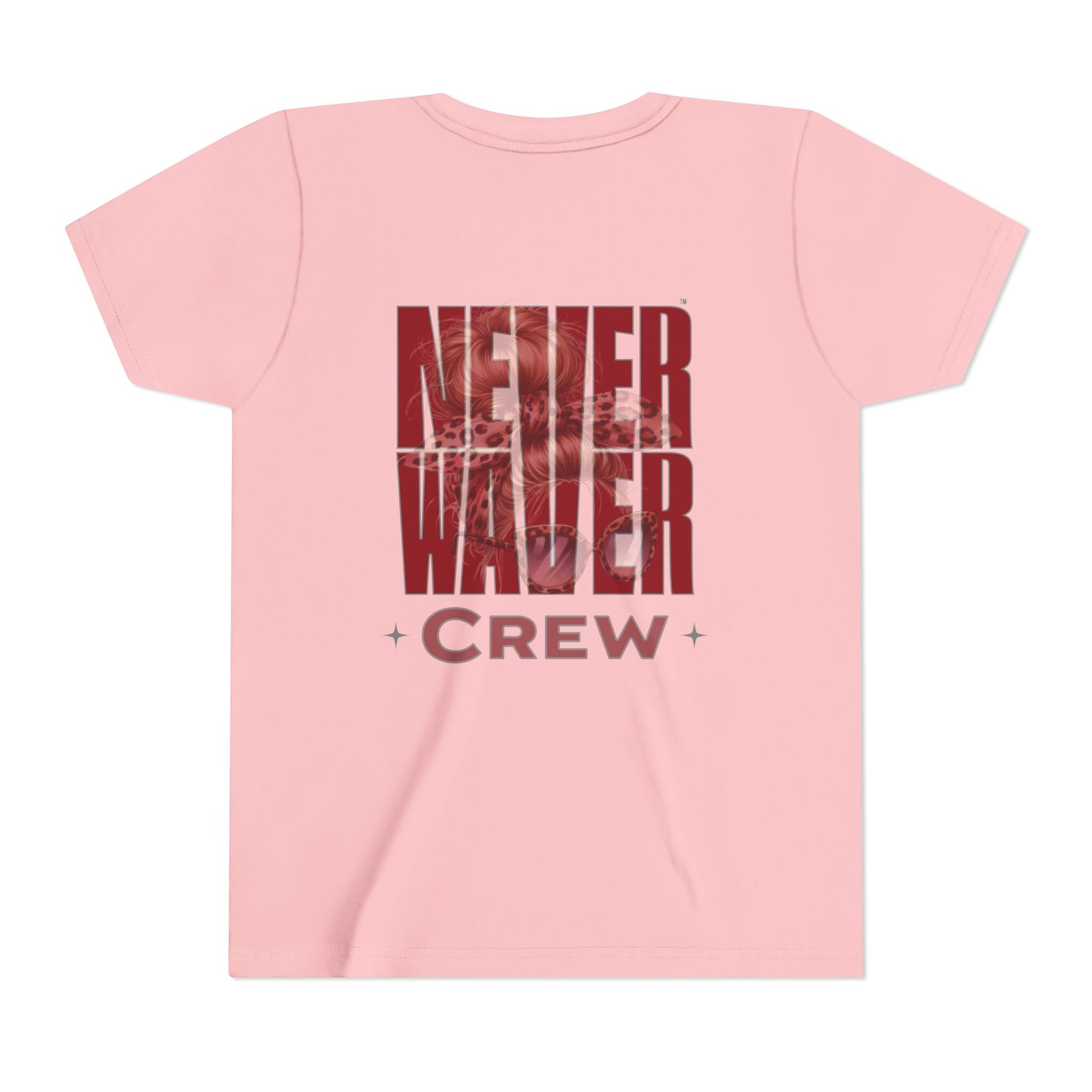Never Waver  Crew Leopard Youth Short Sleeve Tee - Never Waver