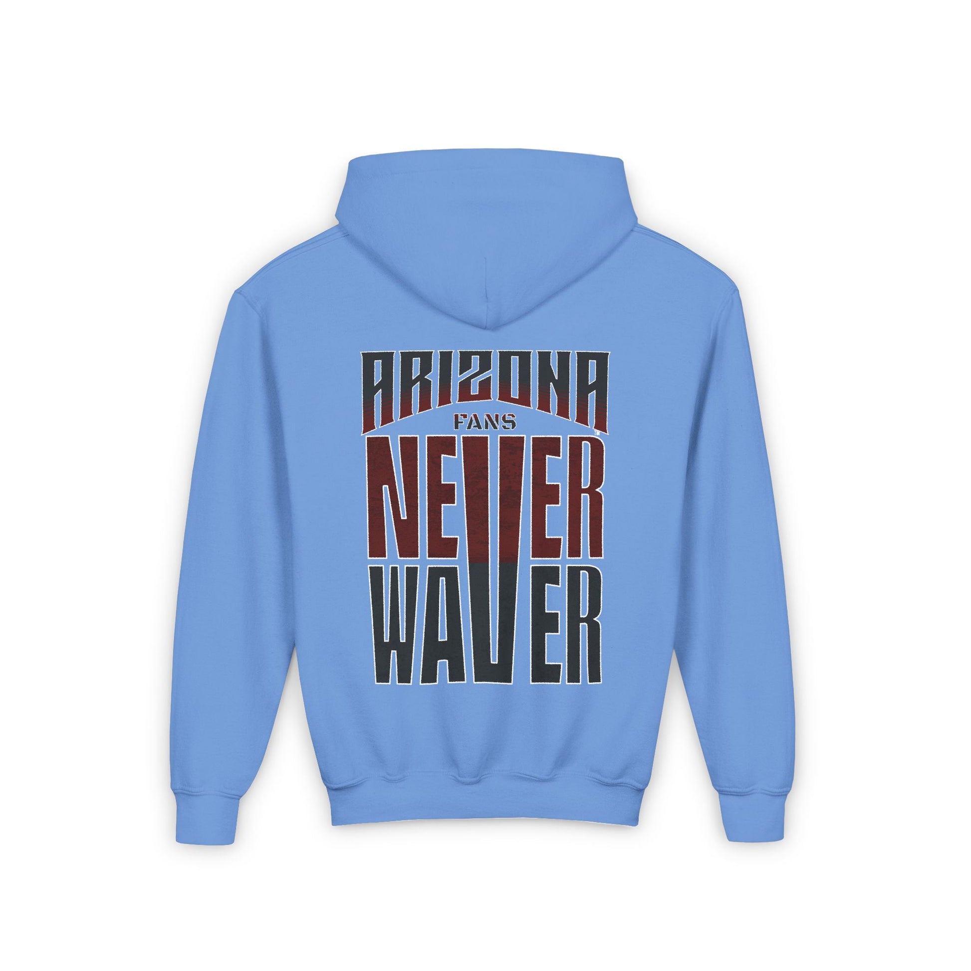 Arizona Fans Never Waver Youth Heavy Blend Hooded Sweatshirt - Never Waver
