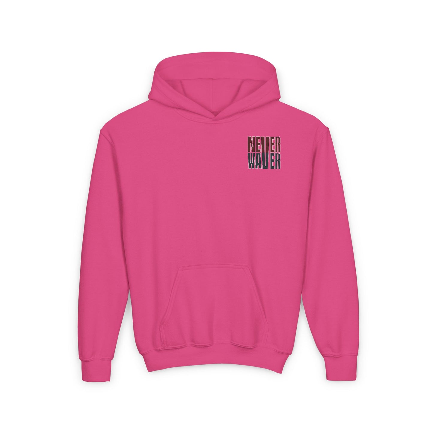 Arizona Fans Never Waver Youth Heavy Blend Hooded Sweatshirt - Never Waver