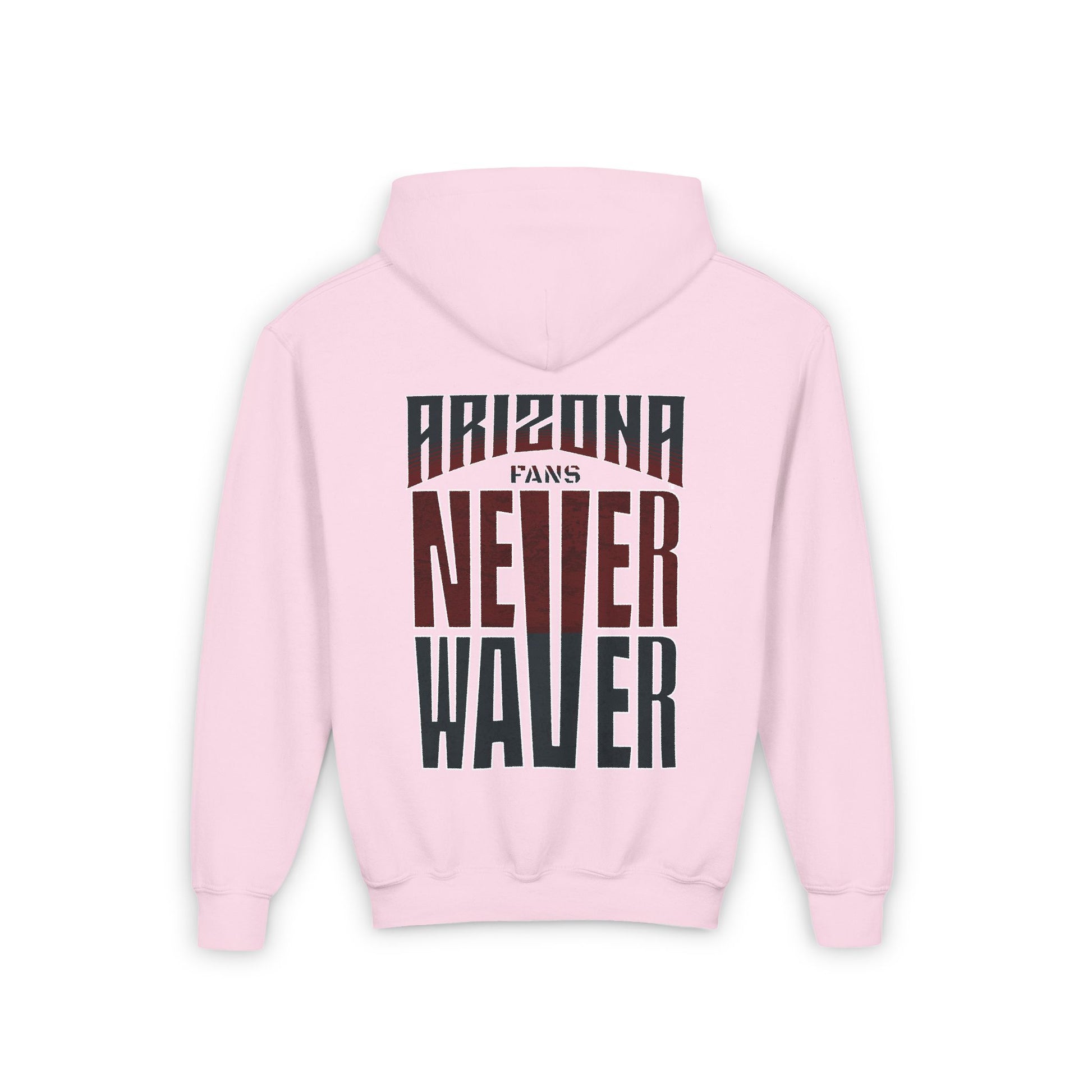 Arizona Fans Never Waver Youth Heavy Blend Hooded Sweatshirt - Never Waver
