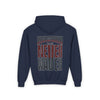 Arizona Fans Never Waver Youth Heavy Blend Hooded Sweatshirt - Never Waver