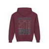 Atlanta Fans Never Waver Youth Heavy Blend Hooded Sweatshirt - Never Waver