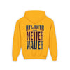 Atlanta Fans Never Waver Youth Heavy Blend Hooded Sweatshirt - Never Waver