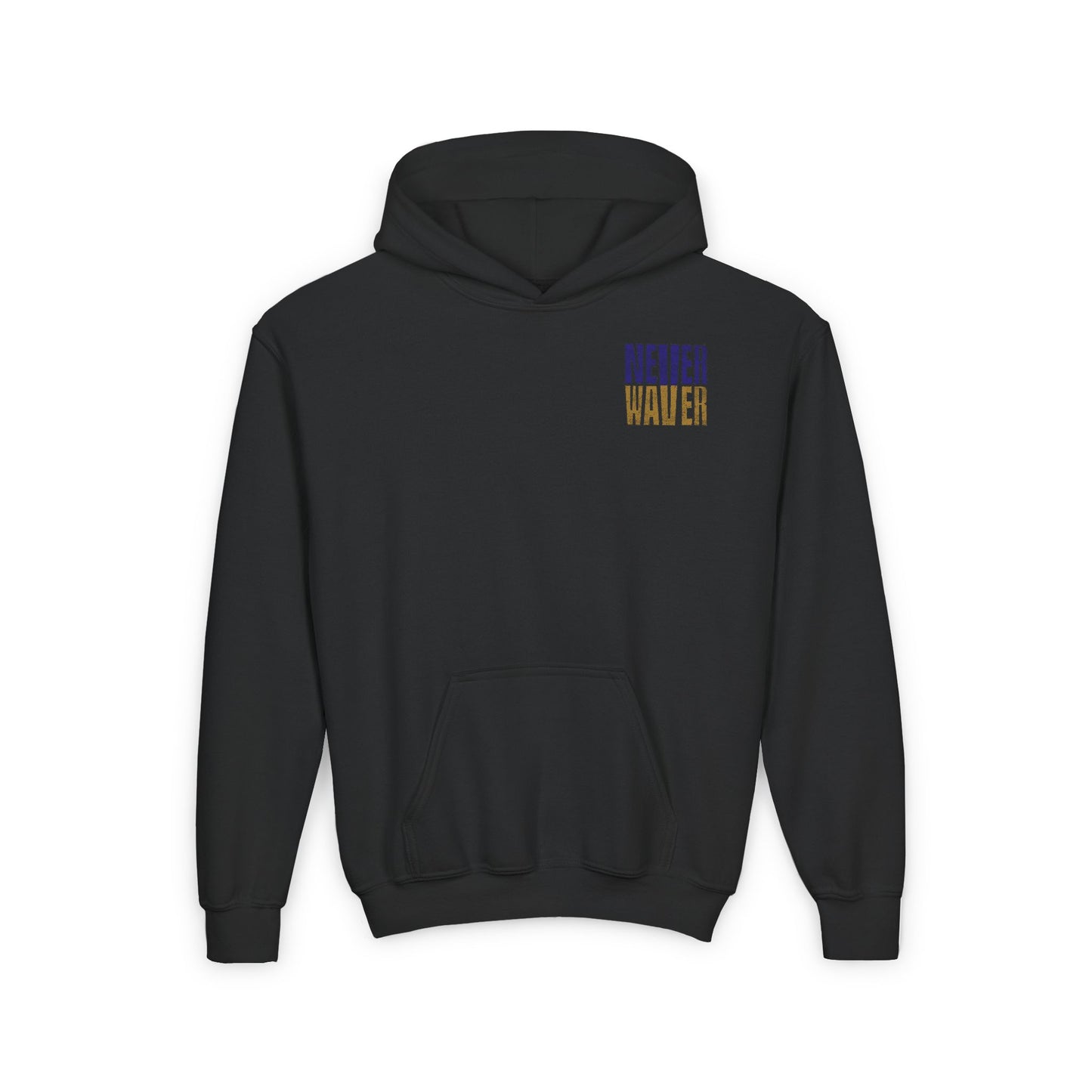 Baltimore Fans Never Waver Youth Heavy Blend Hooded Sweatshirt - Never Waver