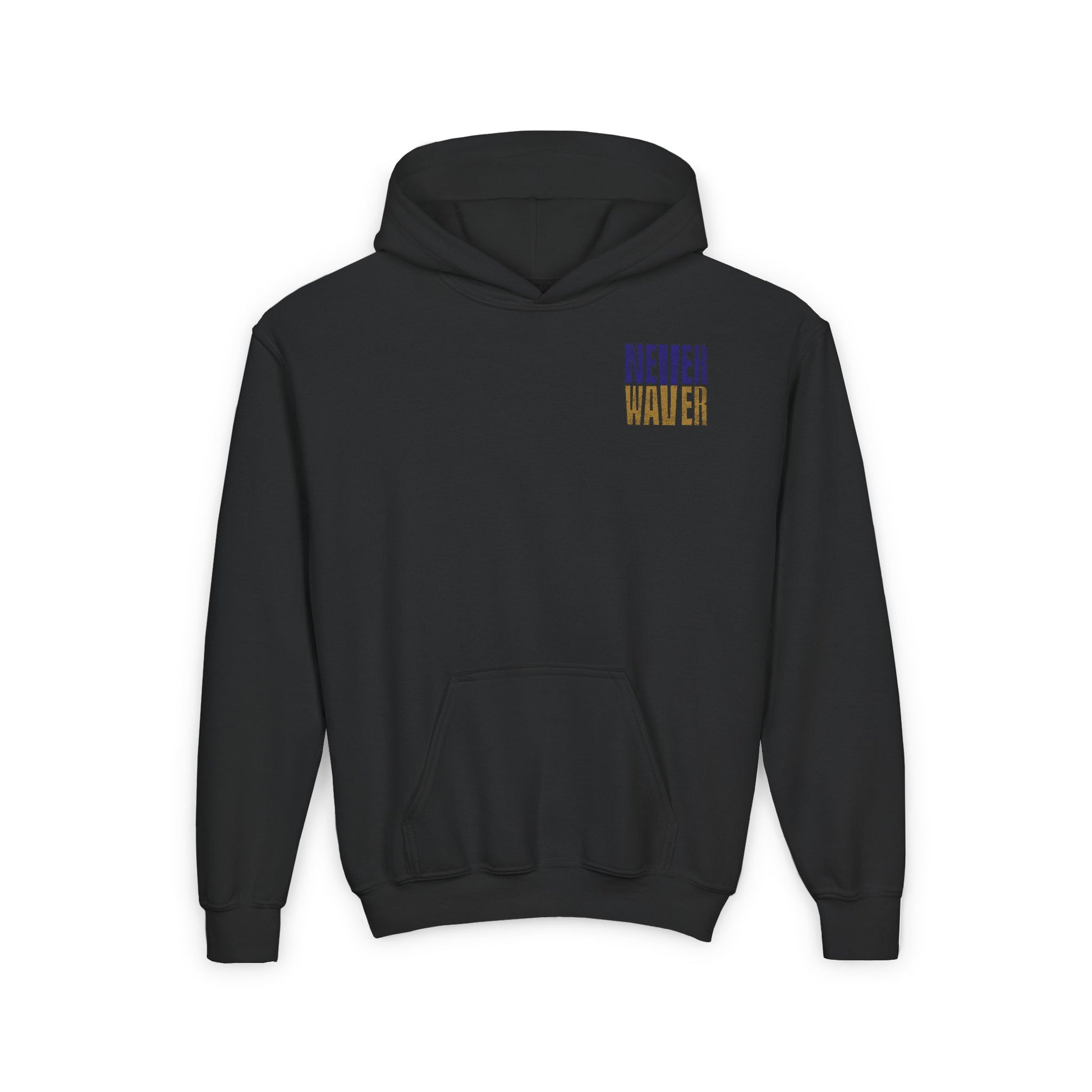 Baltimore Fans Never Waver Youth Heavy Blend Hooded Sweatshirt - Never Waver