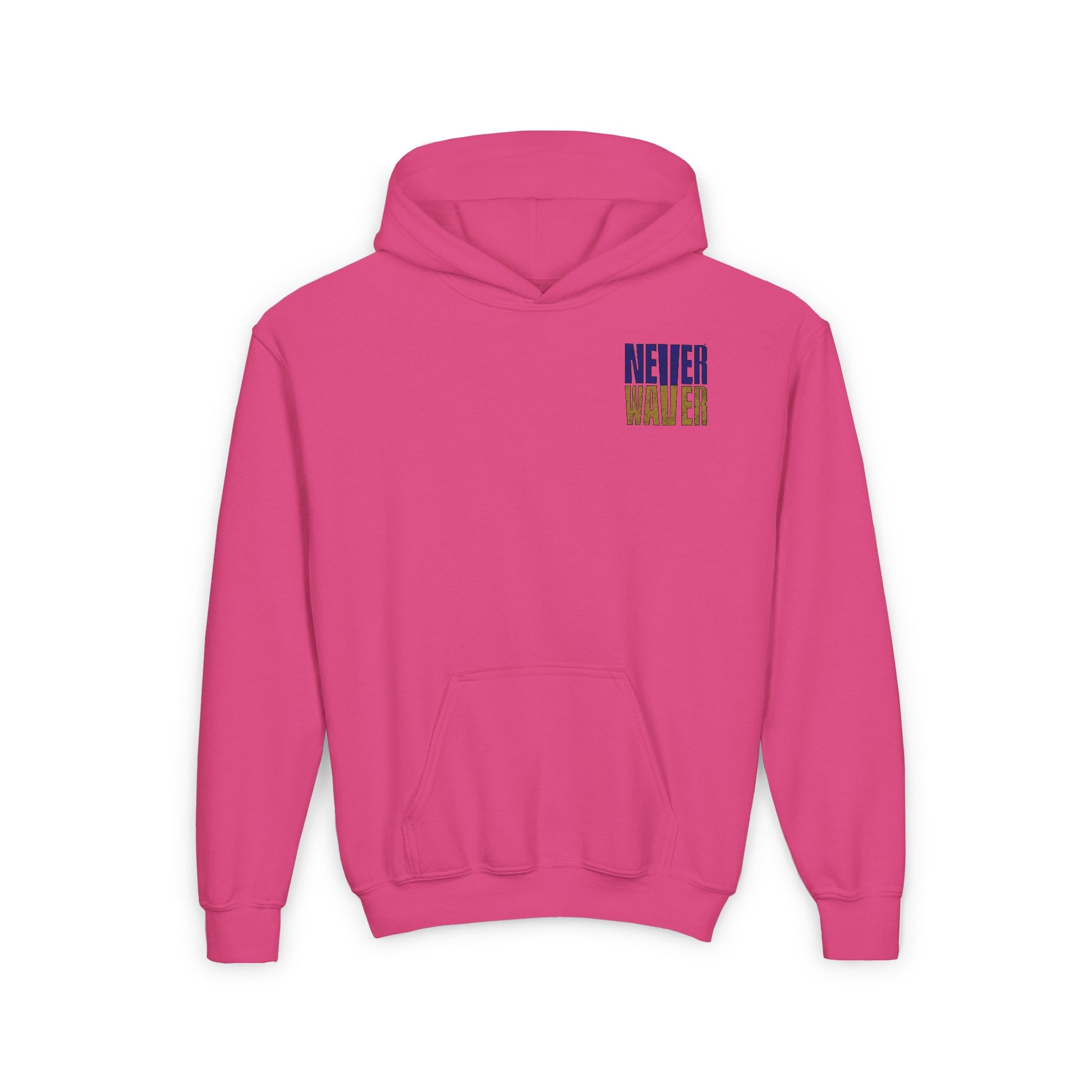 Baltimore Fans Never Waver Youth Heavy Blend Hooded Sweatshirt - Never Waver