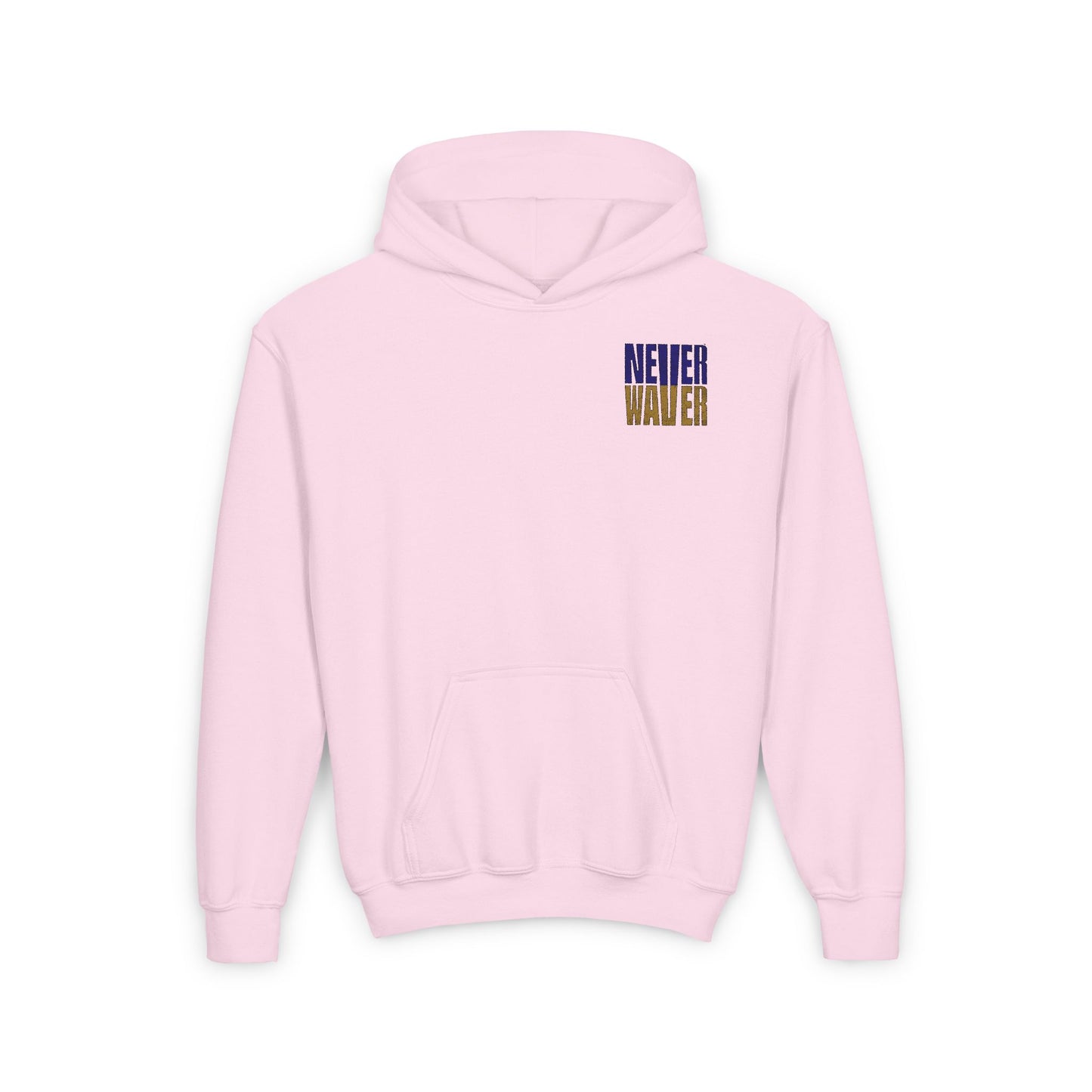Baltimore Fans Never Waver Youth Heavy Blend Hooded Sweatshirt - Never Waver