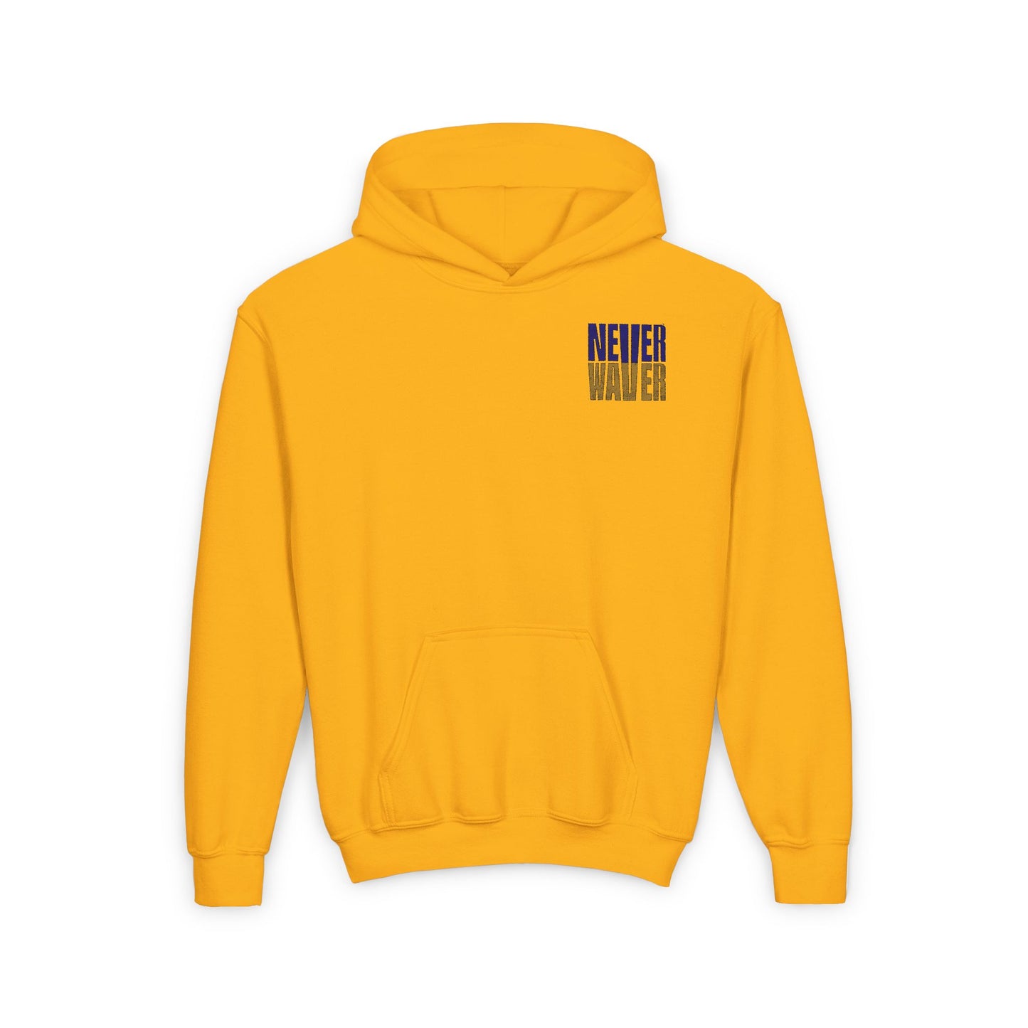 Baltimore Fans Never Waver Youth Heavy Blend Hooded Sweatshirt - Never Waver