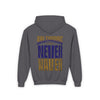 Baltimore Fans Never Waver Youth Heavy Blend Hooded Sweatshirt - Never Waver