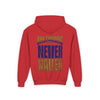 Baltimore Fans Never Waver Youth Heavy Blend Hooded Sweatshirt - Never Waver