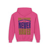 Baltimore Fans Never Waver Youth Heavy Blend Hooded Sweatshirt - Never Waver