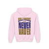 Baltimore Fans Never Waver Youth Heavy Blend Hooded Sweatshirt - Never Waver