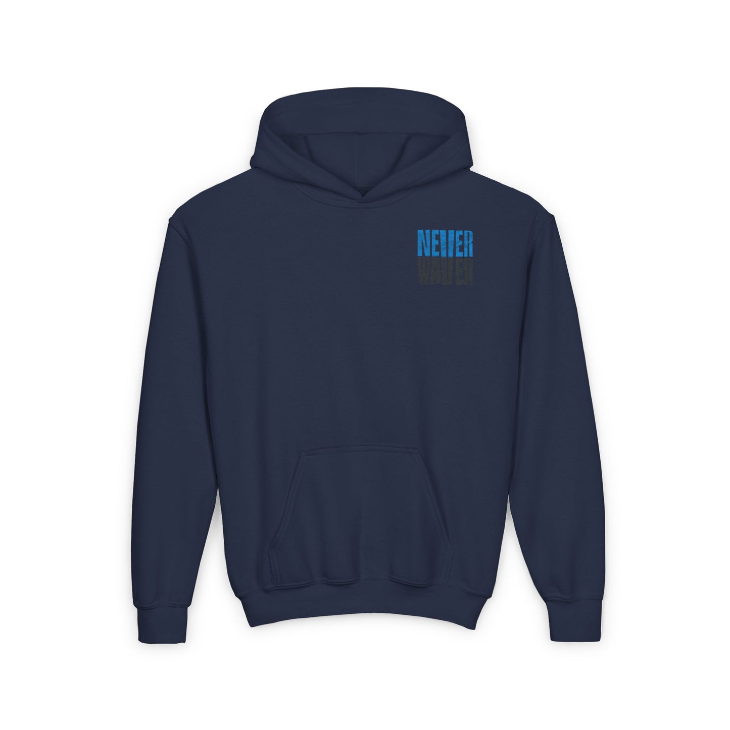 Carolina Fans Never Waver Youth Heavy Blend Hooded Sweatshirt - Never Waver