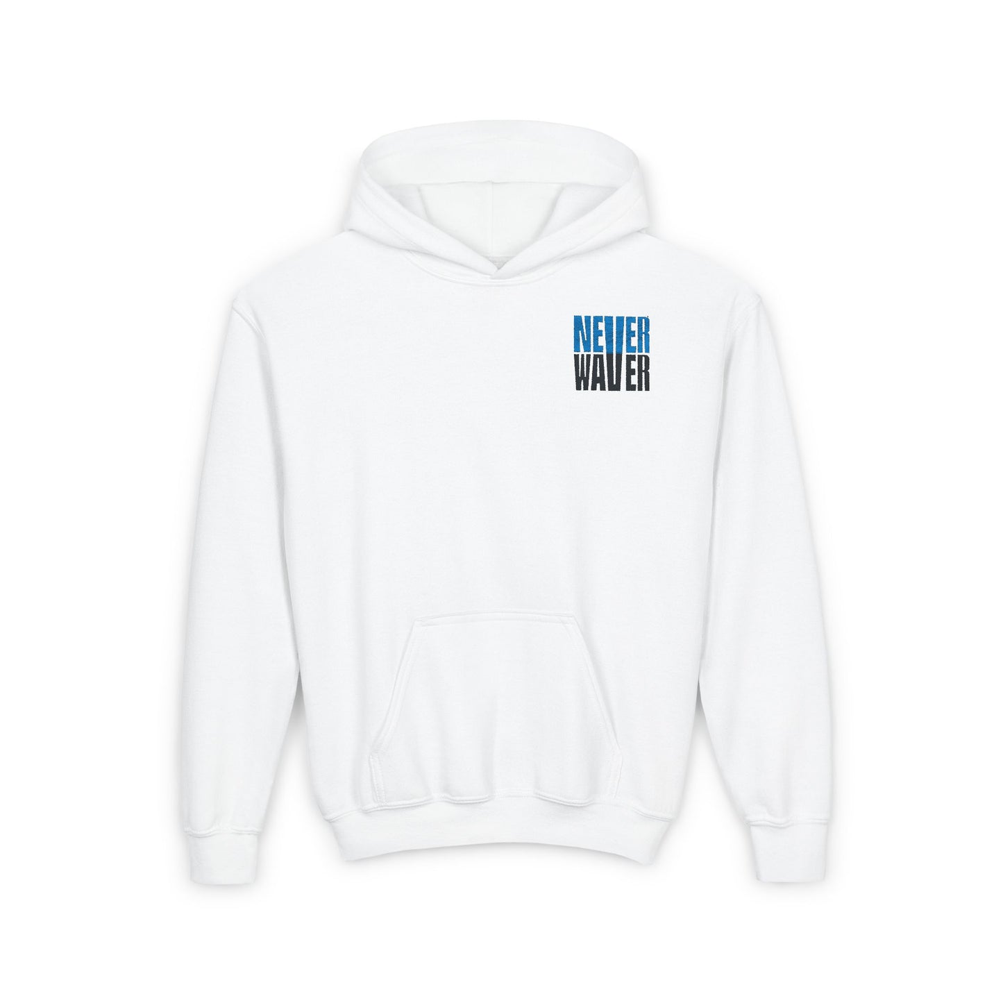 Carolina Fans Never Waver Youth Heavy Blend Hooded Sweatshirt - Never Waver