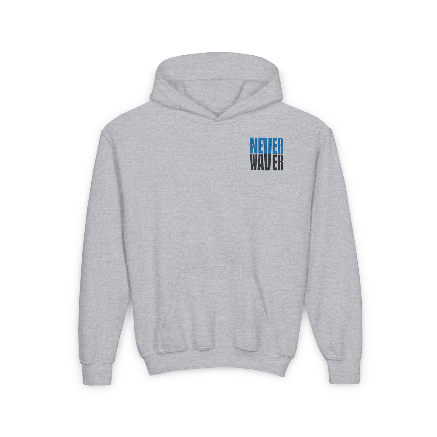 Carolina Fans Never Waver Youth Heavy Blend Hooded Sweatshirt - Never Waver