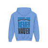 Carolina Fans Never Waver Youth Heavy Blend Hooded Sweatshirt - Never Waver