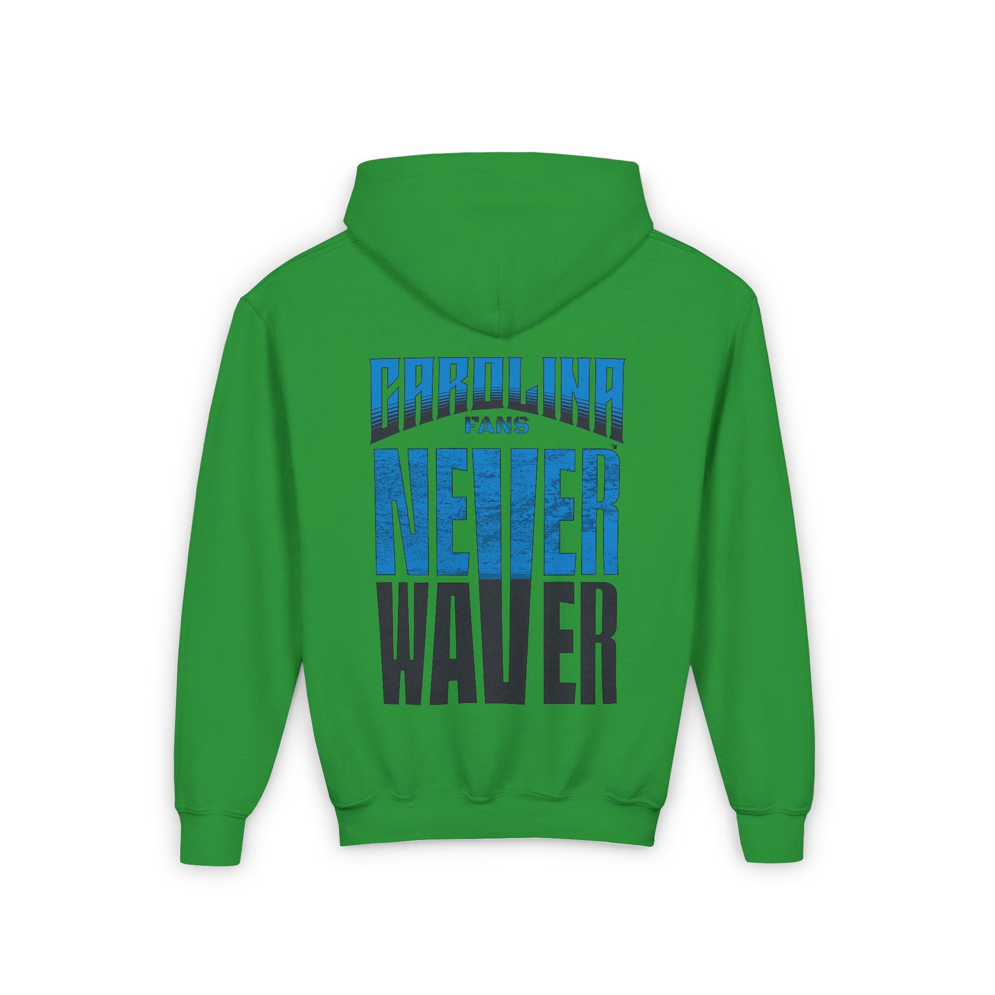 Carolina Fans Never Waver Youth Heavy Blend Hooded Sweatshirt - Never Waver
