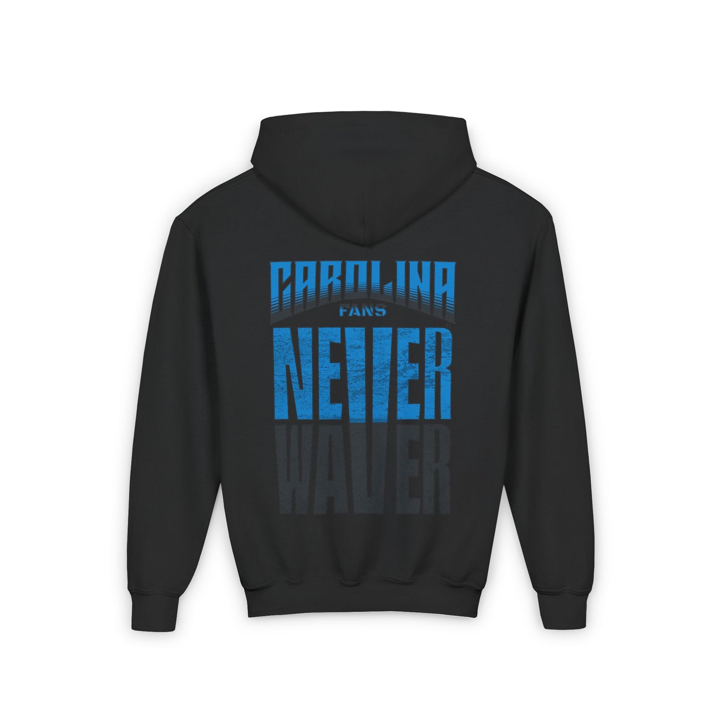 Carolina Fans Never Waver Youth Heavy Blend Hooded Sweatshirt - Never Waver