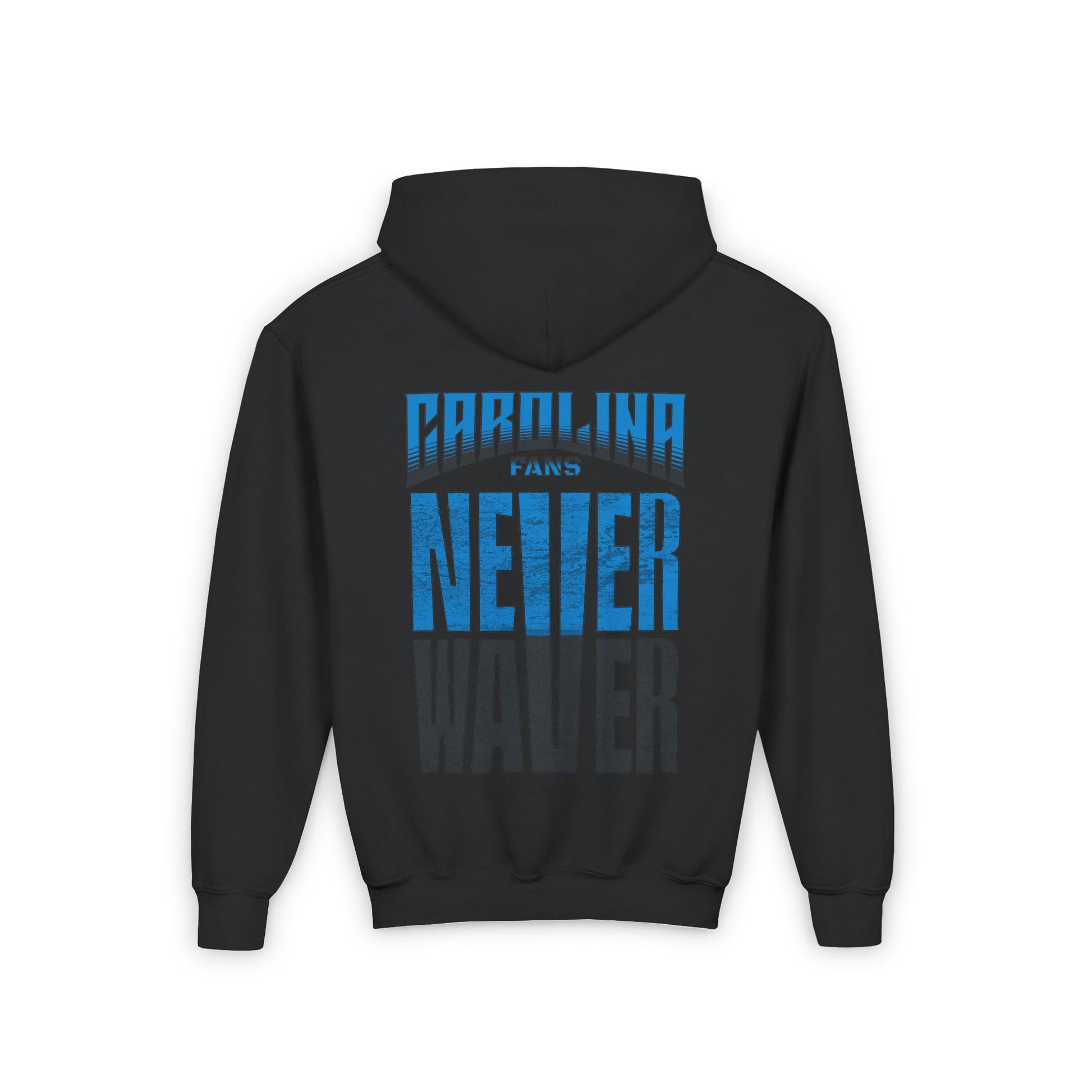 Carolina Fans Never Waver Youth Heavy Blend Hooded Sweatshirt - Never Waver