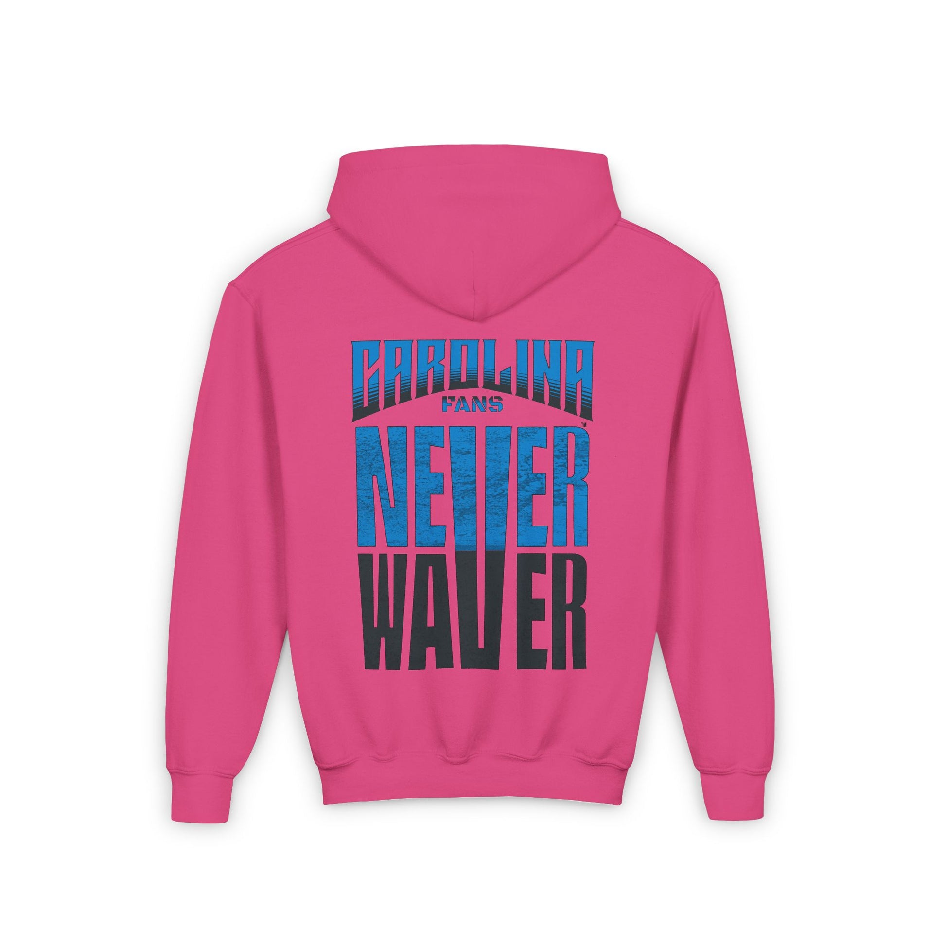 Carolina Fans Never Waver Youth Heavy Blend Hooded Sweatshirt - Never Waver