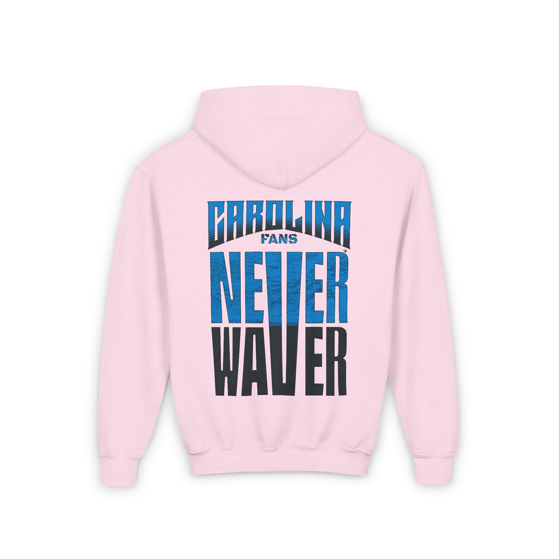 Carolina Fans Never Waver Youth Heavy Blend Hooded Sweatshirt - Never Waver