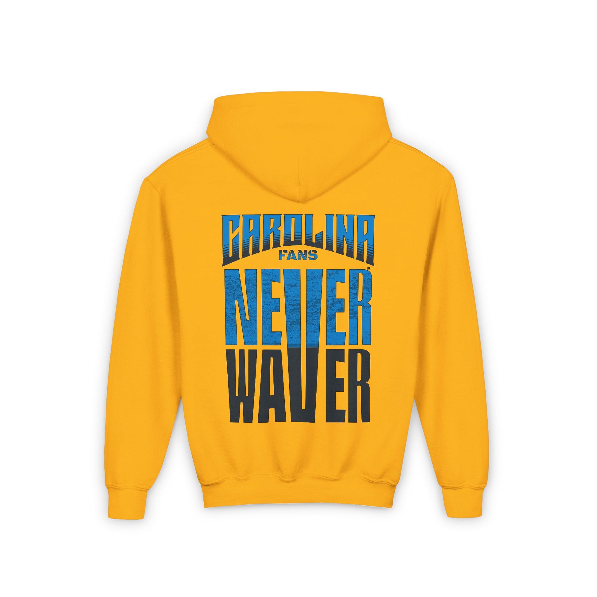 Carolina Fans Never Waver Youth Heavy Blend Hooded Sweatshirt - Never Waver