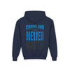 Carolina Fans Never Waver Youth Heavy Blend Hooded Sweatshirt - Never Waver