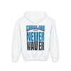 Carolina Fans Never Waver Youth Heavy Blend Hooded Sweatshirt - Never Waver