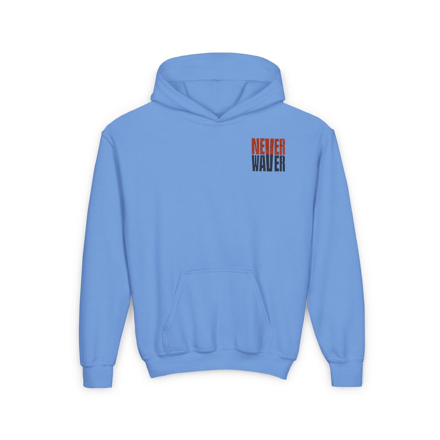 Chicago Fans Never Waver Youth Heavy Blend Hooded Sweatshirt - Never Waver
