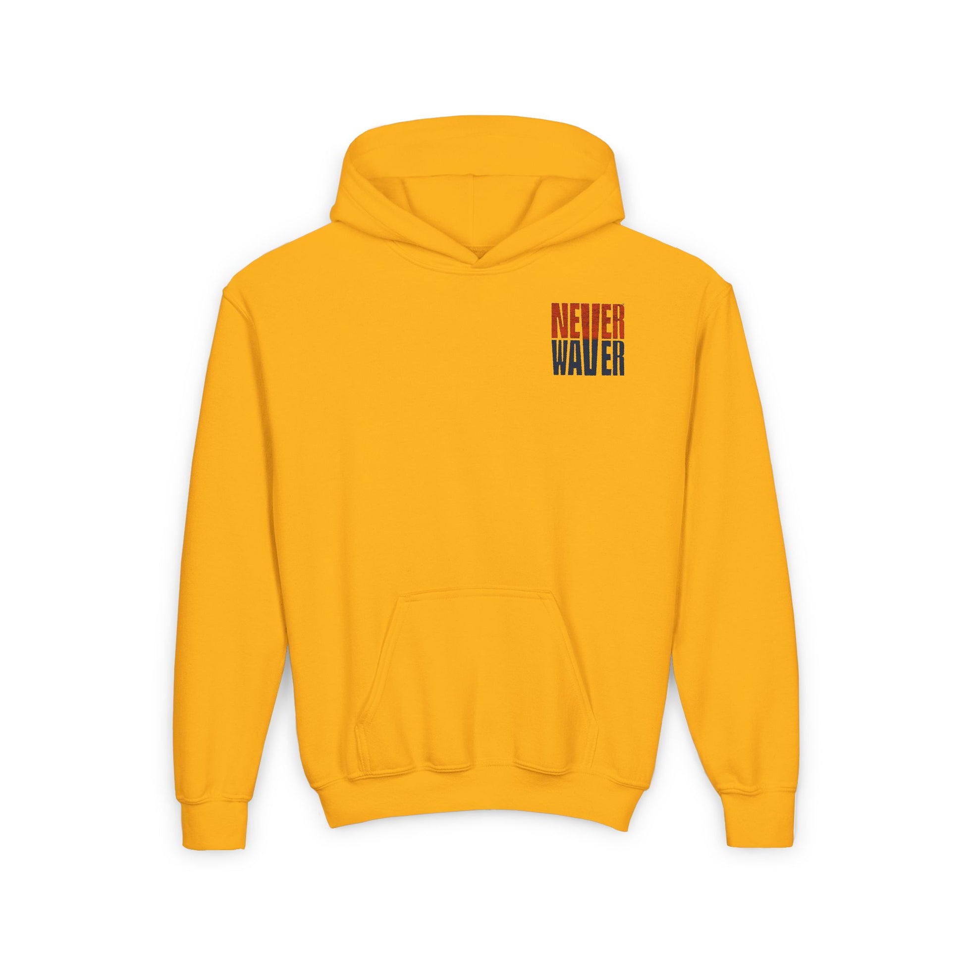 Chicago Fans Never Waver Youth Heavy Blend Hooded Sweatshirt - Never Waver