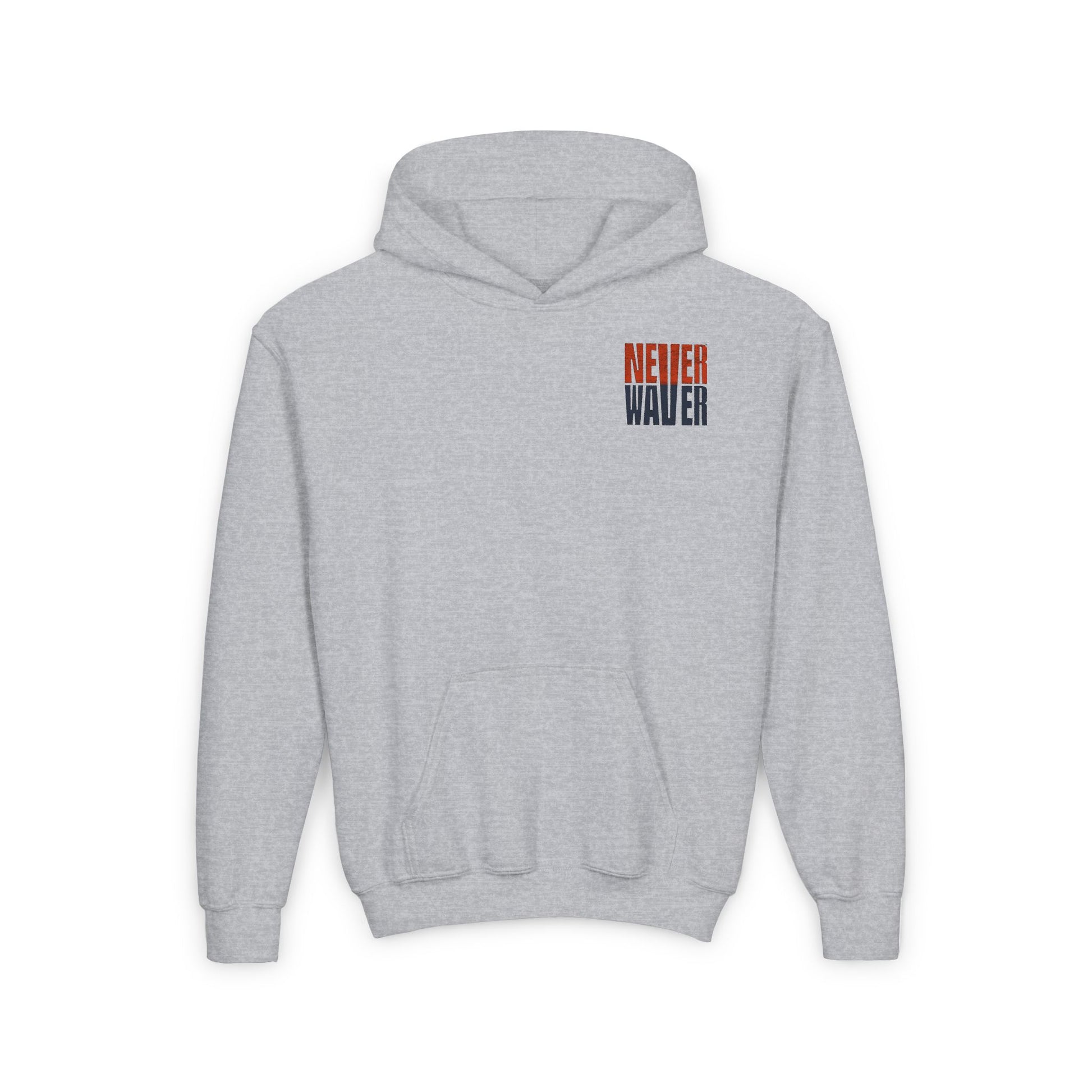 Chicago Fans Never Waver Youth Heavy Blend Hooded Sweatshirt - Never Waver