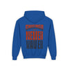 Chicago Fans Never Waver Youth Heavy Blend Hooded Sweatshirt - Never Waver