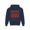 Chicago Fans Never Waver Youth Heavy Blend Hooded Sweatshirt - Never Waver
