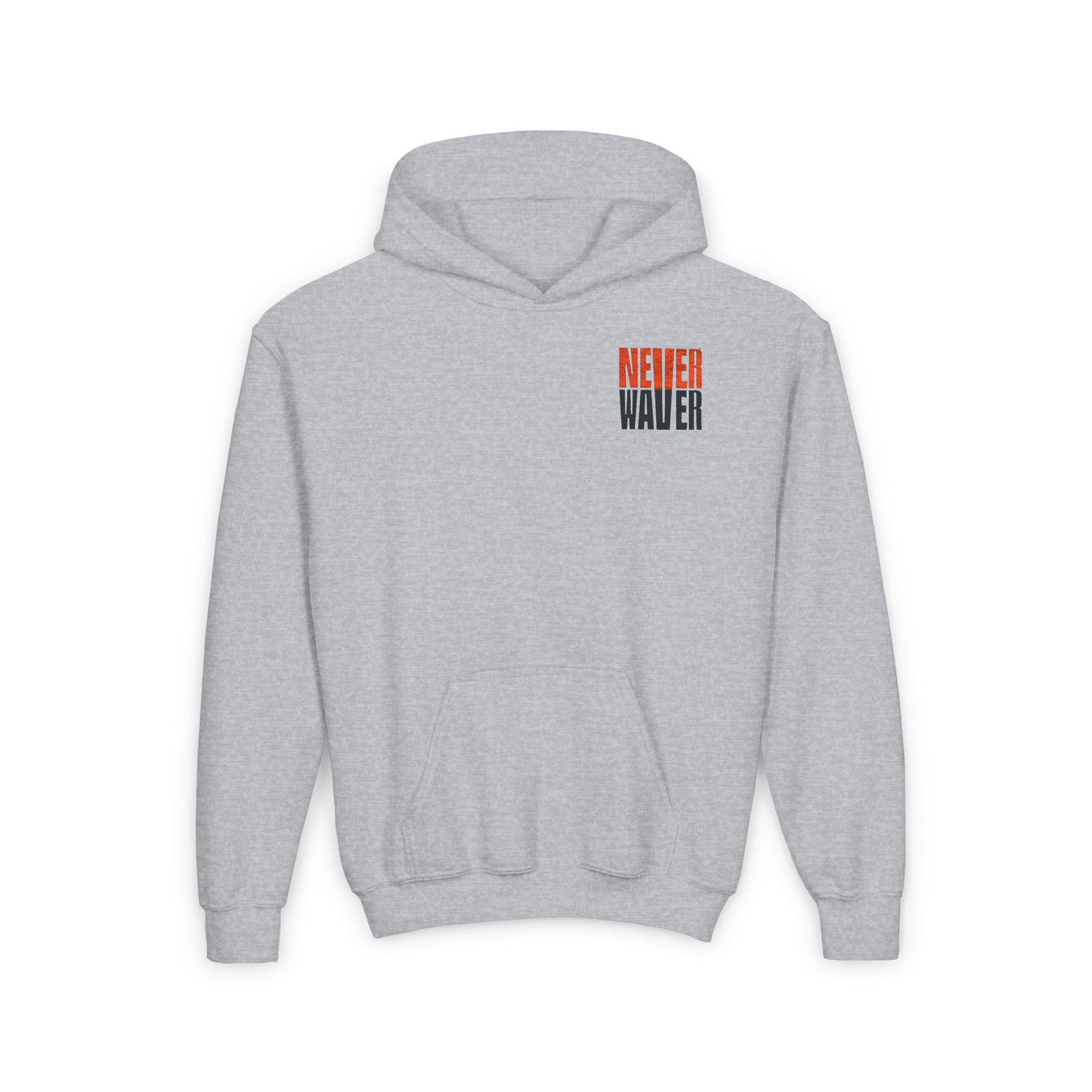 Cincinnati Fans Never Waver Youth Heavy Blend Hooded Sweatshirt - Never Waver